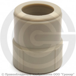 Муфта PP-R переходная серая внутренняя-наружная пайка Дн 40-25 VALFEX