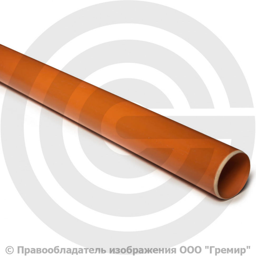 Труба для наружной канализации Дн 125х3,2 L=5м SN4 Ostendorf KGEM НПВХ ...