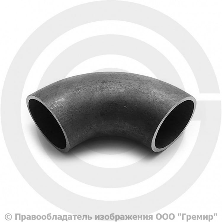 Отвод П90-57х3,5 (Ду-50) стальной (Ст.20) 90 градусов ГОСТ 17375 | Гремир