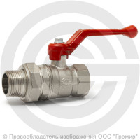 Кран латунный Ду-25 (1") Ру-40 ВР-"Американка" никель рычаг VALFEX 11Б27фт1М Кран латунный Ду-25 (1") Ру-40 ВР-"Американка" никель рычаг VALFEX 11Б27фт1М