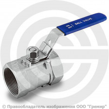 Кран нержавеющий Ду-15 (1/2") Ру-63 ВР (ВН) муфтовый Benarmo