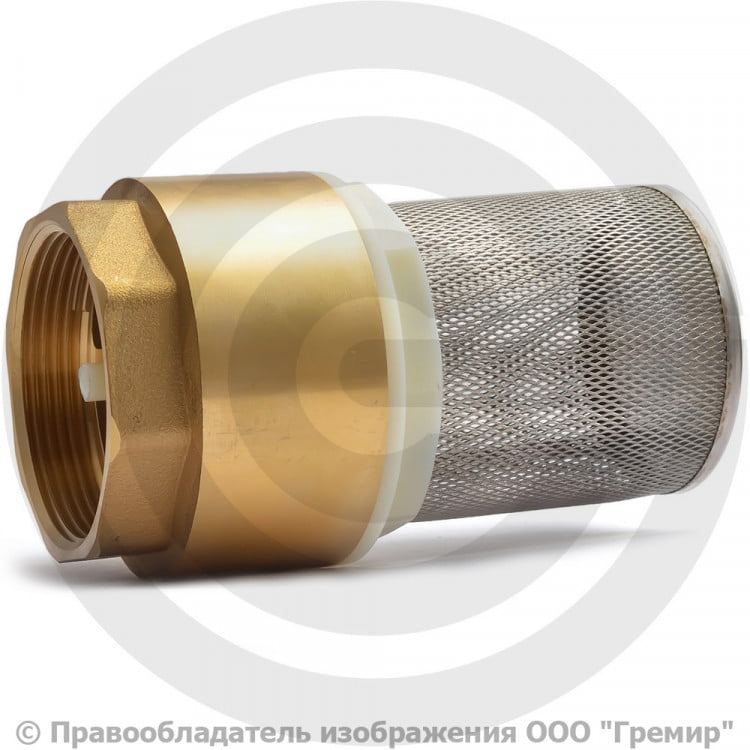 Клапан обратный с сеткой Ду-65 (2 1/2\") Ру-16 ВР (ВН) шток латунь Китай ...