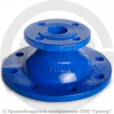 Переход фланцевый ХФ Ду 150-100 (L=250) ВЧШГ с ЦПП цинк+AL ГОСТ ISO 2531-2012