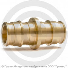 Муфта латунная для PE-X труб Дн 16 РОС