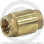 Клапан обратный осевой латунный Ду-40 (1 1/2") Ру-25 ВР (ВН) (Т<110°С) диск металл R60 Giacomini