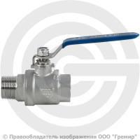 Кран нержавеющий AISI 304 (CF8) двусоставной Ду-32 (1 1/4") Ру-40 ВР-НР (ВН-НАР) муфтовый NK-BMFL32/4 Кран нержавеющий AISI 304 (CF8) двусоставной Ду-32 (1 1/4") Ру-40 ВР-НР (ВН-НАР) муфтовый NK-BMFL32/4