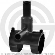 Седелка ПЭ100 электросварная Дн 200-25 Ру-16 SDR11 с фрезой EUROSTANDARD