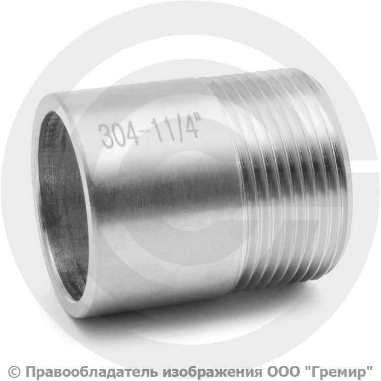 Резьба приварная нержавеющая Ду-32 (1 1/4") AISI 304 купить в Москве ...