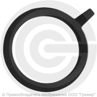 Прокладка фланцевая резиновая ТМКЩ Ду-500 Ру-10 (615х528х5) 5 мм с ушком исп.А ГОСТ 15180-86 Прокладка фланцевая резиновая ТМКЩ Ду-500 Ру-10 (615х528х5) 5 мм с ушком исп.А ГОСТ 15180-86