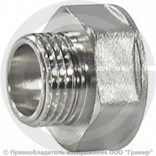 Переходник латунный реборда НР-ВР (НАР-ВН) Ду 20-25 (3/4"-1") SantechSystems