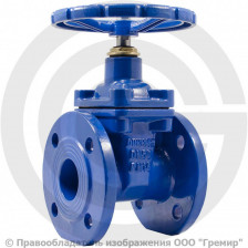 Задвижка чугунная фланцевая Ду-80 Ру-10/16 (Т<120°С) KR11 АДЛ Гранар