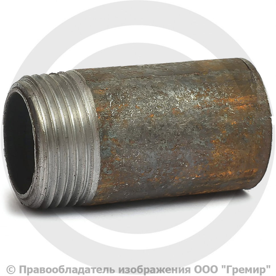 Резьба стальная удлиненная Ду-20 (3/4") L=50мм КАЗ купить в Москве ...