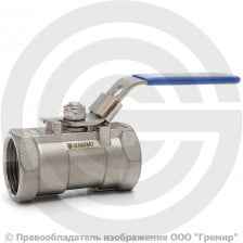 Кран нержавеющий Ду-50 (2") Ру-63 ВР (ВН) муфтовый Benarmo