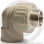 Угольник PP-R комбинированный серый НР (НАР) Дн 20-1/2" 90гр Wavin Ekoplastik