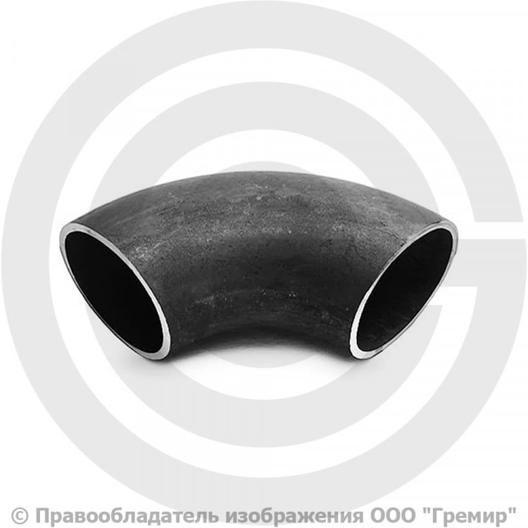 Отвод П90 57х3 (Ду-50) стальной (Ст.20) 90 градусов ГОСТ 17375 | Гремир