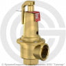 Клапан предохранительный пружинный латунный Ду 32-40 (G1 1/4&quot;-G1 1/2&quot;) ВР (ВН) Рср=10бар (Т&lt;140°С) Prescor S700 Flamco