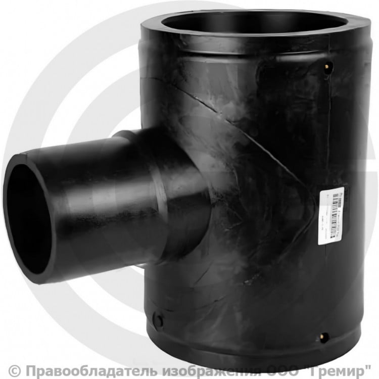 Тройник ПЭ100 электросварной Дн 110-90 Ру-16 SDR11 переходной Type B ...