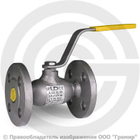 Кран стальной фланцевый Ду-15 Ру-40 L=120мм LD КШ.Ц.Ф. 015.040.Н/П
