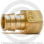 Муфта латунная для PE-X труб Дн 20-1/2" ВР (ВН) РОС