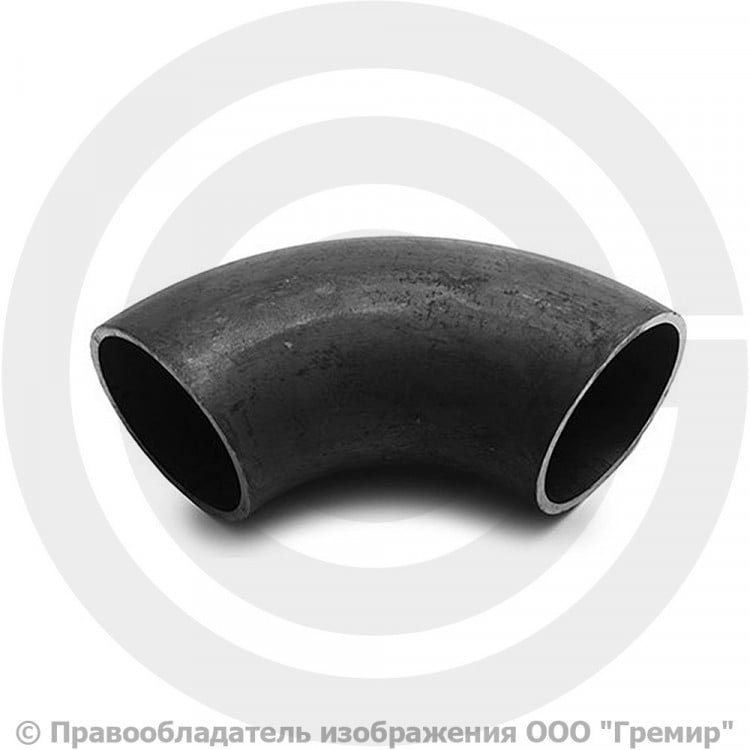 Отвод П90 76х3,5 (Ду-65) стальной (Ст.20) 90 градусов ГОСТ 17375 купить ...
