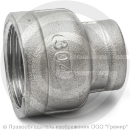 Муфта нержавеющая AISI 304 переходная Ду 25-20 (1"-3/4")