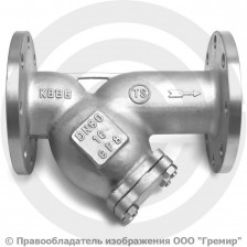Фильтр сетчатый нержавеющий AISI 316 (CF8M) фланцевый Ду-50 (2") Ру-16 (Т<250°С) NK-FYS50/6