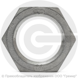 Контргайка нержавеющая AISI 316 6-ти гранная ВР-ВP Ду-10 (3/8")