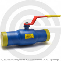 Кран стальной под приварку Ду-150 Ру-25 L=390мм полнопроходной МАРШАЛ 11с67п ЦП.00.1.025.150