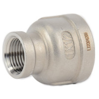 Муфта нержавеющая AISI 304 переходная Ду 50-40 (2"-1 1/2") Муфта нержавеющая AISI 304 переходная Ду 50-40 (2"-1 1/2")