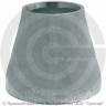 Переход 377х12-219х8 (Ду 350-200) оцинкованный концентрический ГОСТ 17378