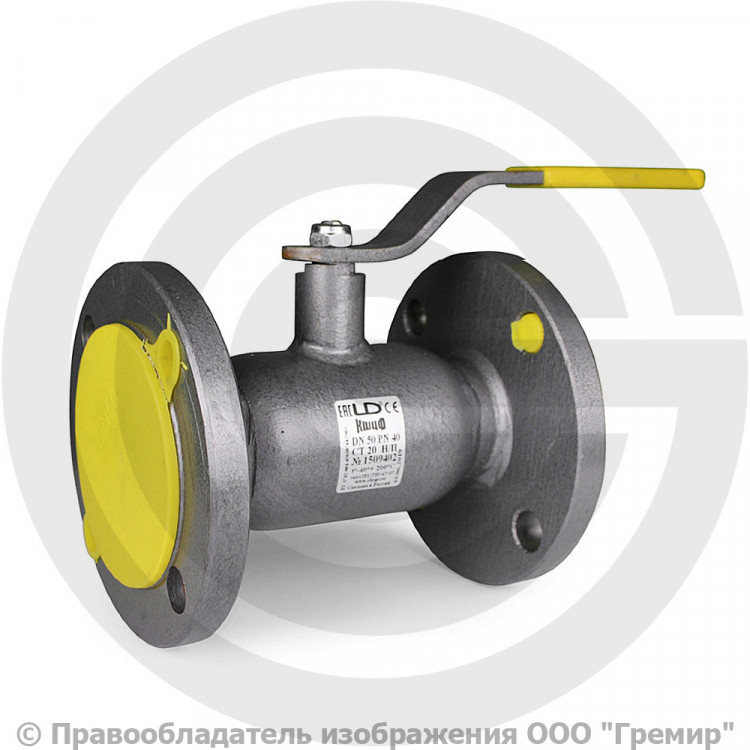 Кран стальной фланцевый Ду-50 Ру-40 КШ.Ц.Ф. LD 050.040.Н/П купить в ...