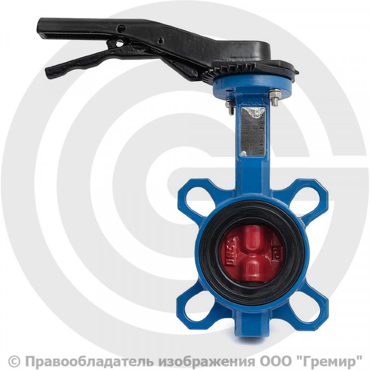 Затвор поворотный дисковый Tecofi VPI4448 Ду(Dn) 50 межфланцевый | Гремир