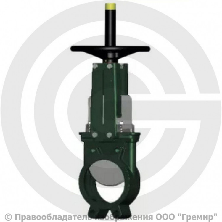 Задвижка шиберная двусторонняя Ду-300 Ру-7 с выдвижным штоком VG4400 ...