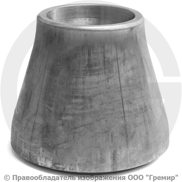 Переход нержавеющий 89х6-57х5 (Ду 80-50) 12х18н10т концентрический ГОСТ ...