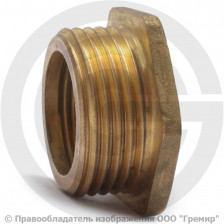 Футорка латунная НР-ВР (НАР-ВН) Ду 15-8 (1/2"-1/4") Giacomini