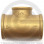 Тройник латунный переходной ВР (ВН) Ду 20-15-20 (3/4"-1/2"-3/4") STOUT