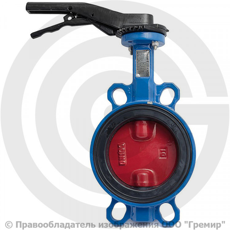 Затвор дисковый поворотный Tecofi VPI4448 Ду(Dn) 100 межфланцевый | Гремир