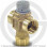 Клапан смесительный термостатический седельный Ду-25 (1") Ру-10 ВР (ВН) Kvs=3м3/ч (Т<60°С) Icma