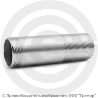 Сгон нержавеющий AISI 316 резьба-резьба Ду-8 (1/4") Сгон нержавеющий AISI 316 резьба-резьба Ду-8 (1/4")