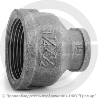 Муфта переходная чугунная ВР (ВН) Ду 32-15 (1 1/4"-1/2")