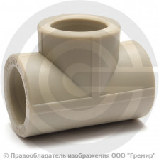 Тройник PP-R серый Дн 40 Wavin Ekoplastik