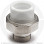 Муфта PP-R комбинированная разъемная белая НР (НАР) Дн 75-2 1/2" VALFEX