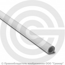 Труба PP-R белая армированная фольгой Дн 32х6,2 SDR5 (Т<95°С) L=2м Pro Aqua