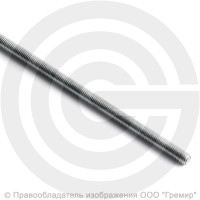 Шпилька стальная оцинкованная М12х1000 усиленная Роскреп