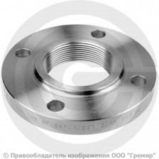 Фланец резьбовой стальной Ду-100 (4") Ру-10/16 DIN 2566