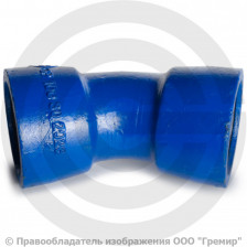 Отвод раструбный ОР Ду-200 10 градусов RJ (ВРС) ВЧШГ с ЦПП цинк+AL ГОСТ ISO 2531-2012
