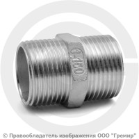 Ниппель нержавеющий AISI 304 НР (НАР) Ду-40 (1 1/2") Ниппель нержавеющий AISI 304 НР (НАР) Ду-40 (1 1/2")