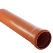 Труба PP-B канализационная рыжая Дн 160х4,9 безнапорная SN4 L=3м в/к VALFEX
