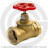 Клапан запорный (вентиль) латунный муфтовый 15б1п Т +200°C, Ру-16 Ду-20 (3/4&quot;)