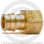 Муфта латунная для PE-X труб Дн 20-1/2" ВР (ВН) GX109 Giacomini